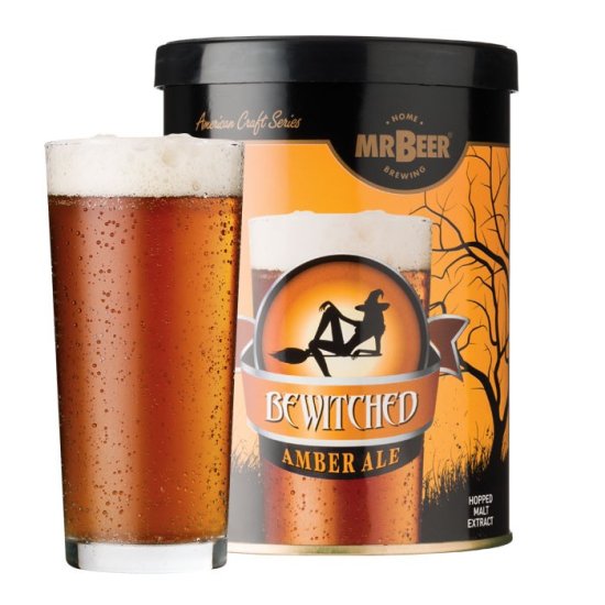 Mr Beer Bewitched Amber Ale 8.5 Litre BB 09/20 Mr Beer Bewitched Amber Ale 8.5 Litre BB 09/20