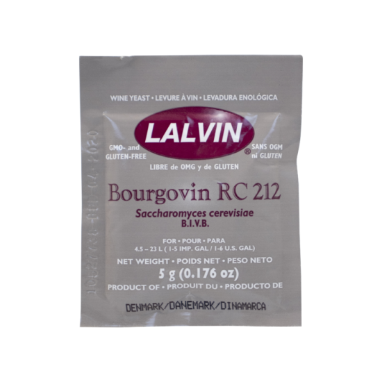 Lalvin Burgundy (RC212) 5g - Click Image to Close