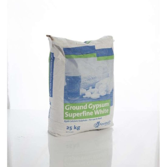 Calcium Sulphate (Gypsum) 25kg - Click Image to Close