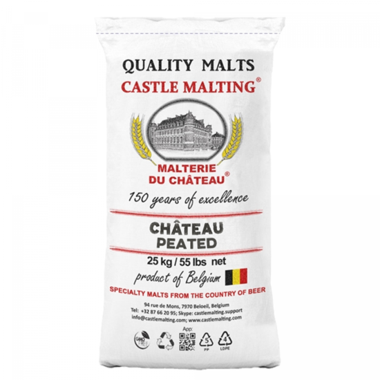 CHATEAU PEATED 4 EBC 25kg Crushed 5PPM - Click Image to Close