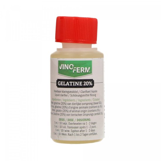 Gelatine 20% Vinoferm 100ml - Click Image to Close
