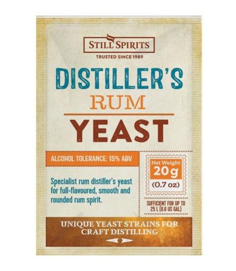 Distillers Yeast Rum 20g - Click Image to Close