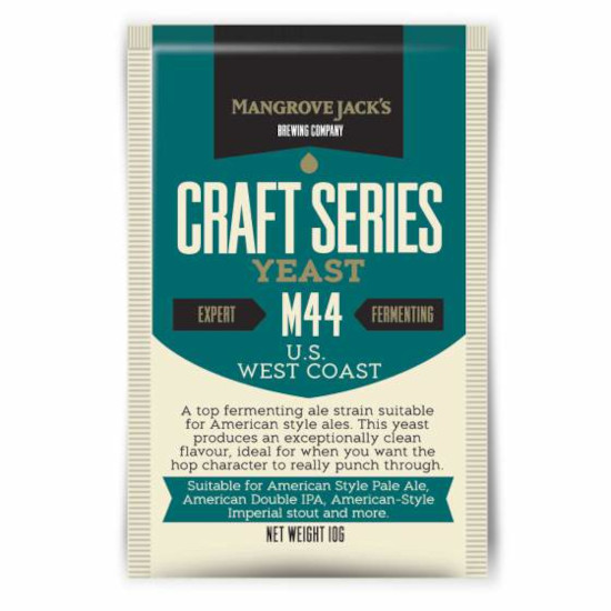 Mangrove Jacks Yeast - M44 - US West Coast Yeast - 10 g - Click Image to Close