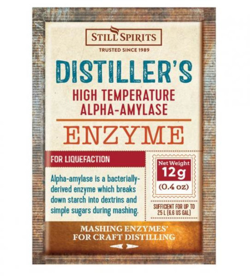 Still Spirits Distiller's Enzyme Alpha-amylase 12g - Click Image to Close