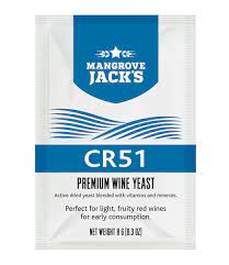 Mangrove Jacks Wine Yeast - CR51 8g (Red Wine) - Click Image to Close