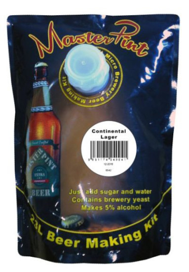 MasterPint Continental Lager 1.6 Kg Beer Kit - Click Image to Close