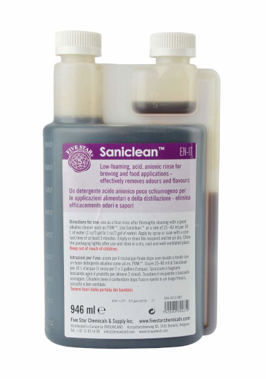 SaniClean Five Star 946ml - Click Image to Close