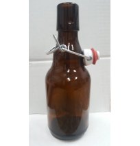 Fliptop Bottle 330ml STEINIE Brown (Includes Fliptop) 20 Pack