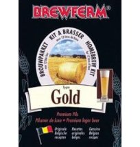 Brewferm Gold (2.6Gall) Euro Lager Beer Kit BB 07/19