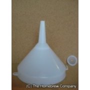 Plastic Funnel 15cm - With fine mesh strainer