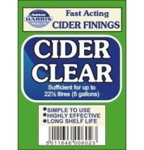Harris Cider Clear DRY Finings Treats 23 litres