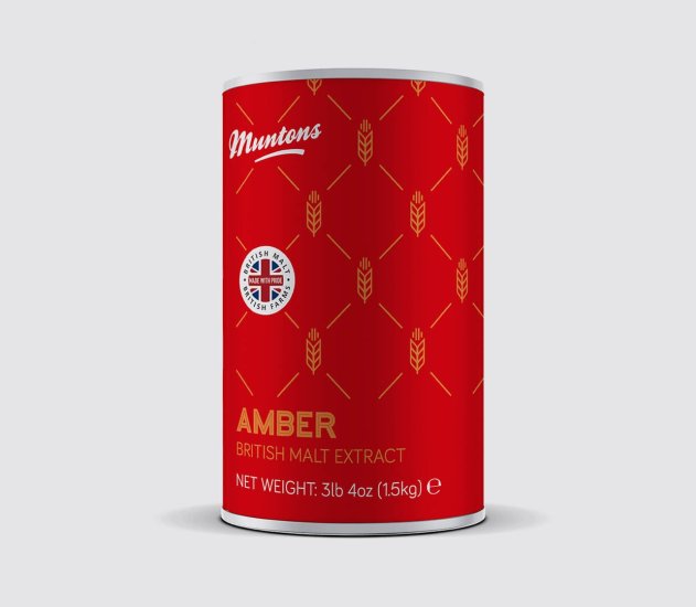 Muntons Amber Liquid Malt 1.5kg BB BB 12/22 Muntons Amber Liquid Malt 1.5kg BB BB 12/22