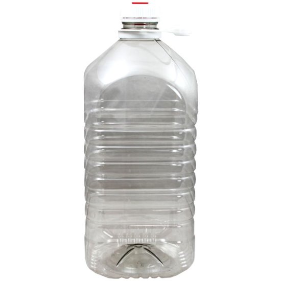 1 gallon PET DemiJohn with Cap and Grommet