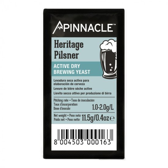 Pinnacle Active Dry Brewing Yeast Heritage Pilsner 11.5 g