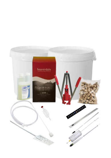 Wine Starter Kit Red (30 bottles) Includes Wine Kit - Click Image to Close