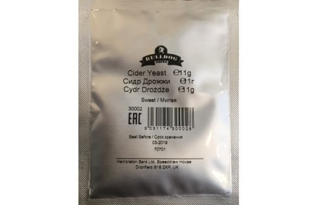 Cider Yeast with Sweetener