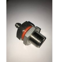 Single Body Weldless Bulkhead 1/2 inch MPT with 1/4 inch Barb