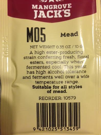 Mangrove Jacks Yeast - M05 - Mead Yeast - 10 g - Click Image to Close
