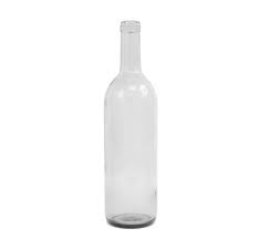 Wine bottles clear glass 75cl (Individual) - Click Image to Close