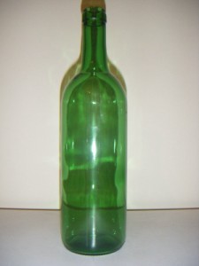 Wine bottles green glass 75cl (Individual)
