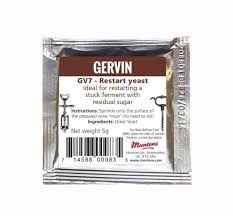 Gervin Wine Yeast GV7 Restart Yeast