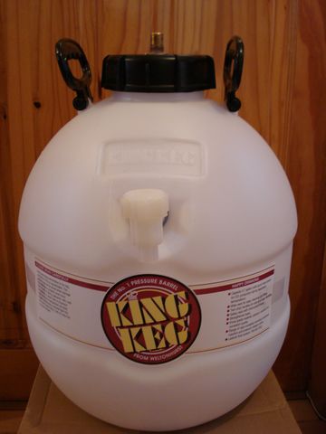 King Keg Bottom Tap with 8grm Pin Valve Cap