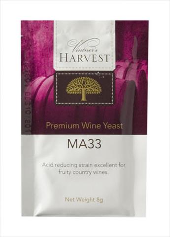 Vintner's Harvest Yeast - MA33 8g (Fruity Whites) - Click Image to Close