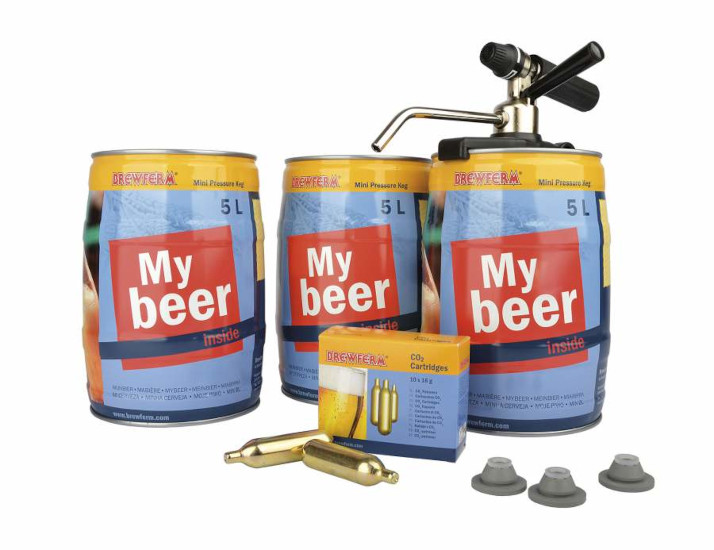 Mini Keg Starter Kit Brewferm with Party Star Deluxe