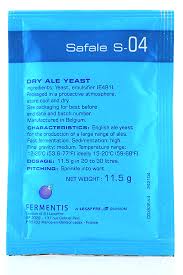 Fermentis Safale S-04 Dried Ale Yeast (11.5g)