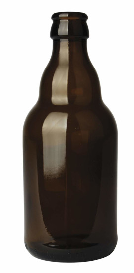 Beer Bottle STEINIE 330ml Brown Glass 26mm - Click Image to Close